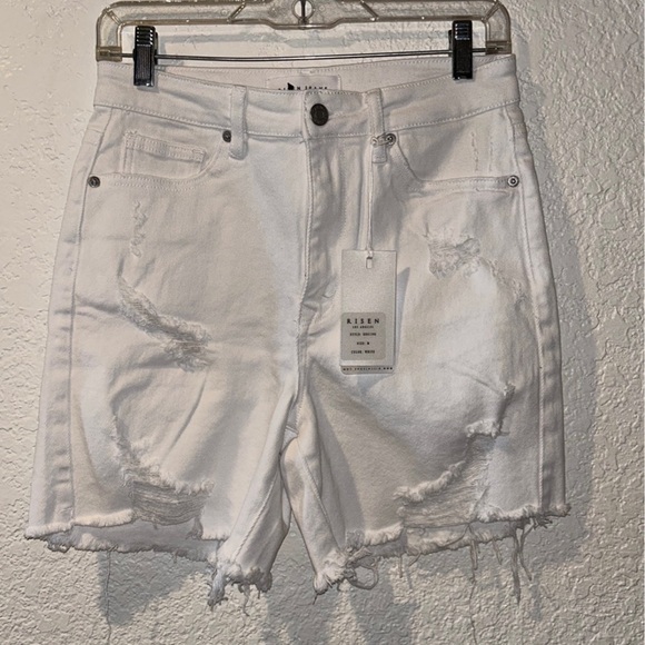 Risen Pants - NWT Risen destroyed denim shorts
